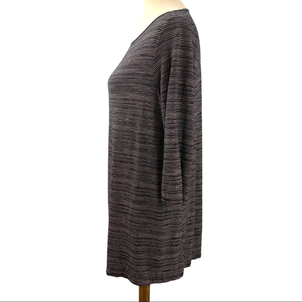 J. Jill Wearever Collection Striped Tunic Top - Picture 3 of 9